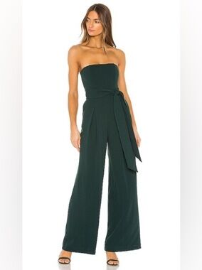 NBD Plateau Jumpsuit in Emerald Green